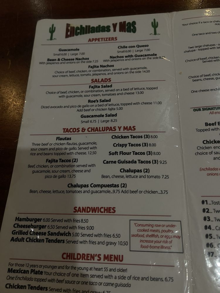 Enchiladas Y Mas Menu - Image 2