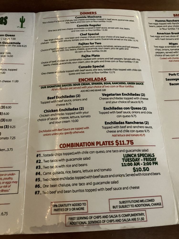 Enchiladas Y Mas Menu - Image 7
